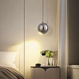 现代简约可升降可伸缩床头小吊灯北欧创意高端大气卧室书房装饰灯