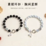 天然时尚银色串珠手链