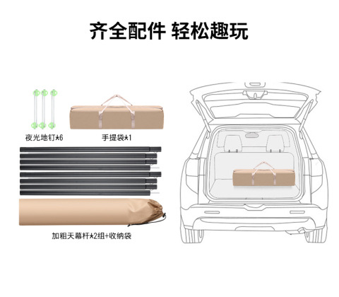 Essential Equipment for Outdoor Camping, Vinyl Octopus Large Canopy, Hexagonal Vinyl Sunscreen Canopy, Beach Sunshade Tent