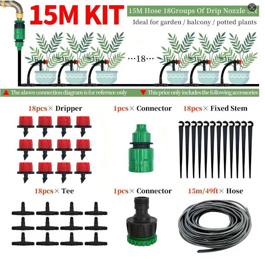 15 metros 18 goteros