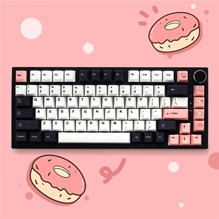 GMK Olivia кейкепы розовые оригинальная высота PBT сублимация маленький полный набор колпачков для механической клавиатуры 64/87/104