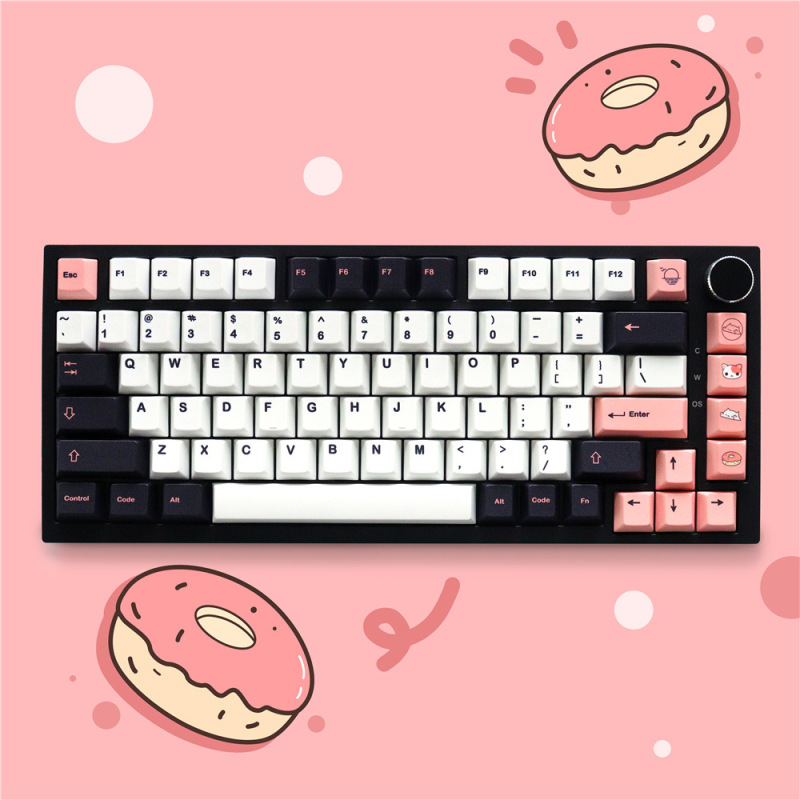 GMK Olivia Keycap Pink Original Height PBT Sublimation Small Full Set Mechanical Keyboard Cap 64/87/104