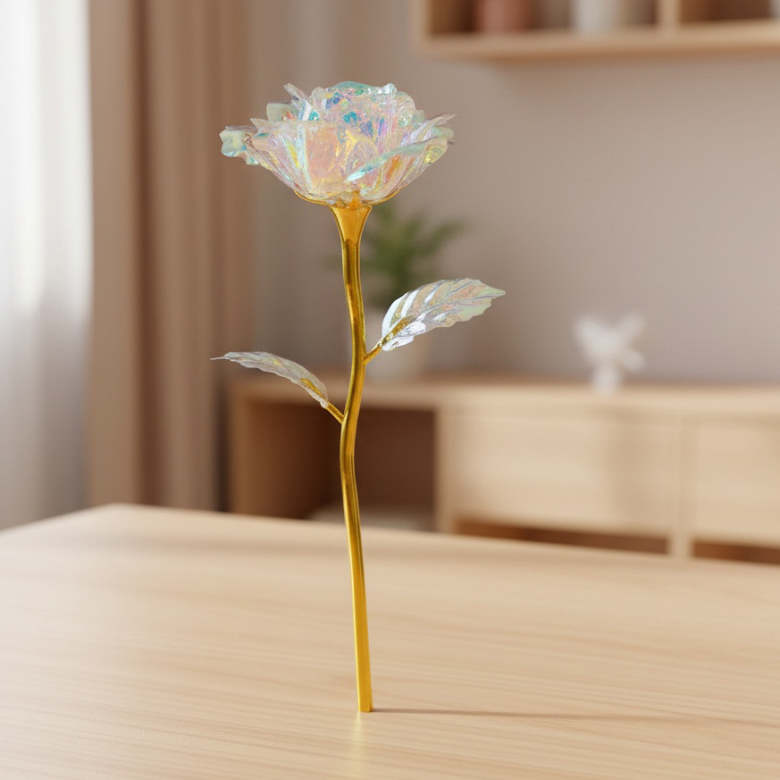 Regalos transfronterizos del Día de San Valentín, flores de oro, flores de flores de