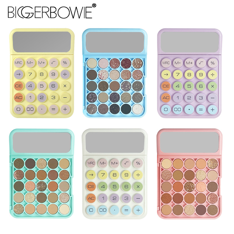 25-color Cartoon Computer Eye Shadow Is Easy To Make Up And Does Not Faint, Smoking Is Suitable For Daily Use.
