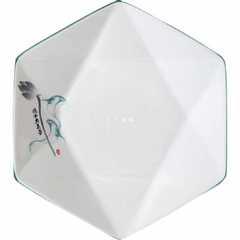 A5L酒店用品餐具釉下彩陶瓷中式盤子飯店私房菜不規則正方形碟盤