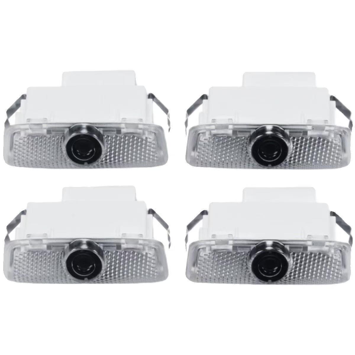 Aplicable a Land Cruiser LC300 puerta luces de bienvenida patrulla tierra reconstruida de alta definición de proyección láser decoración de luz de atmósfera