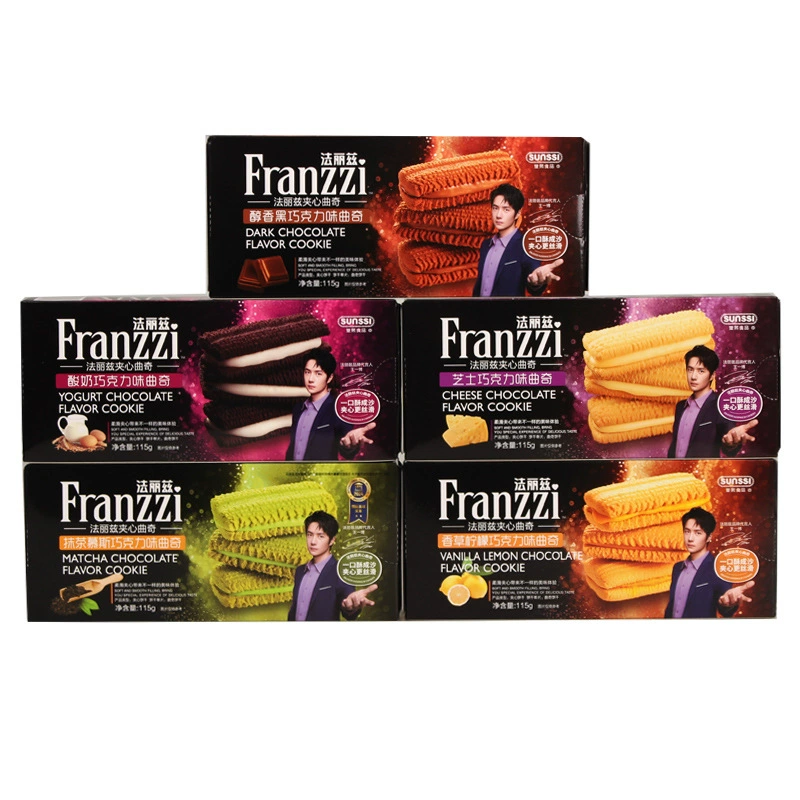 Faritz сэндвич печенье 115 г йогурт темный шоколад целая коробка сэндвич-сыра маття закуски