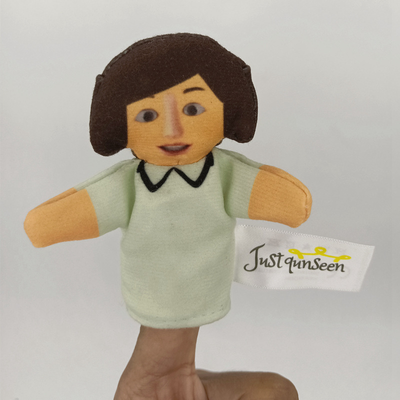 Nuevos productos transfronterizos muñecas de dedos para bebés tranquilizadores muñecas de dedos para niños cuentos de infantes Educación temprana
