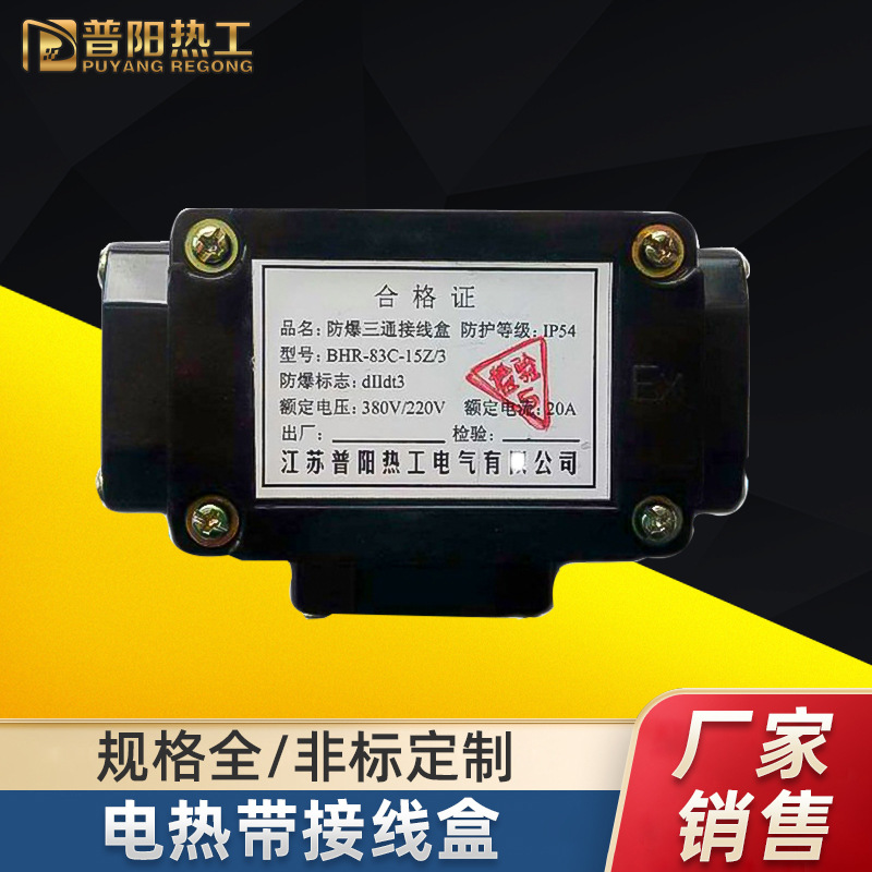 供应电热带两通/三通电源接线盒，伴热带接线盒，电热带接线盒