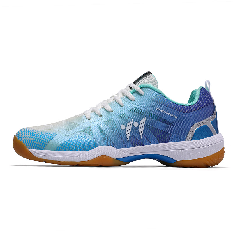 Nuevos zapatos de bádminton transfronterizos para estudiantes de secundaria, cómodos amortiguadores de rebote, zapatos deportivos ligeros transpirables al por mayor