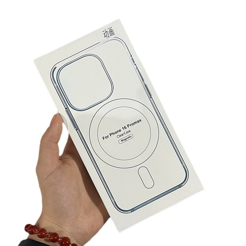 适用iPhone17promax手机壳Magsafe磁吸苹果16透明亚克力14pro硬壳|undefined