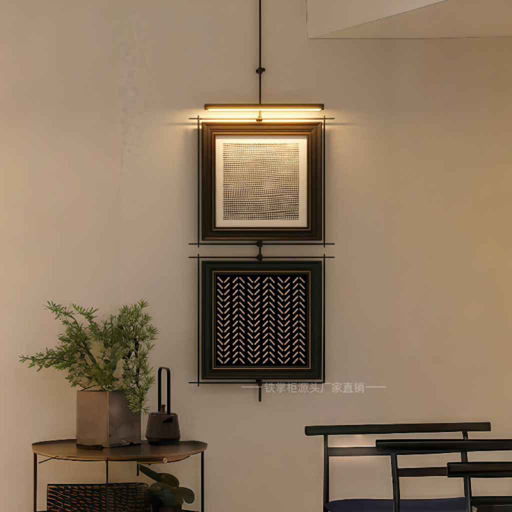 新中式山水画装饰画客厅沙发背景墙挂画餐厅玄关装饰画酒店大堂画