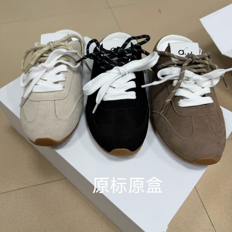 Cross-border! In-stock German training shoes, suede retro German training shoes, women's slip-on shoes with double shoelaces, fashionable casual sports shoes