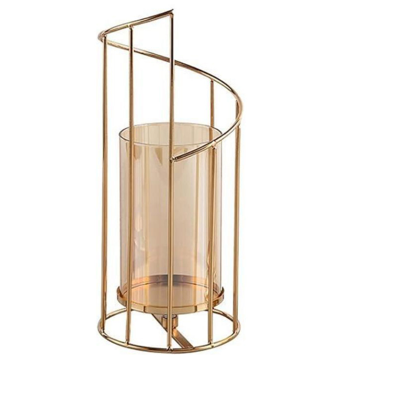 Velas al por mayor de fábrica, utensilios, decoración artesanal de metal rosa, decoración de celebridades de Internet, sala de estar, dormitorio, decoración de cabecera