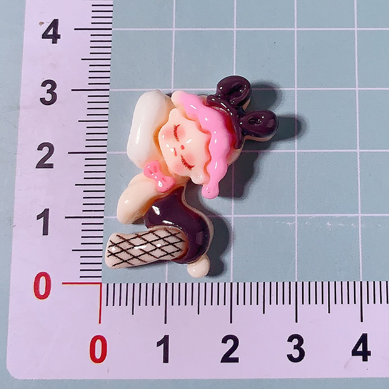 Nuevos accesorios de resina de piernas largas DIY crema adhesivo accesorios de joyería para el cabello caja de teléfono móvil botones de zapatos materiales hechos a mano al por mayor