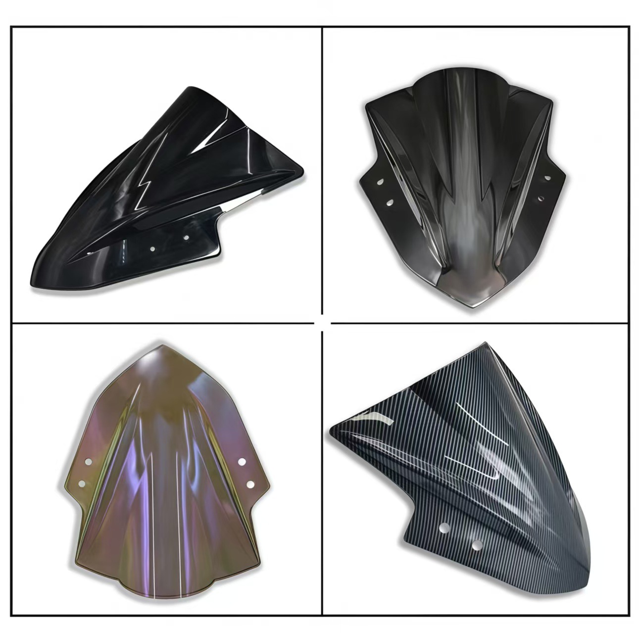 Suitable for Kawasaki Ninja 250/Ex300R/Zx330/Ninja Motorcycle Front Windshield Cover