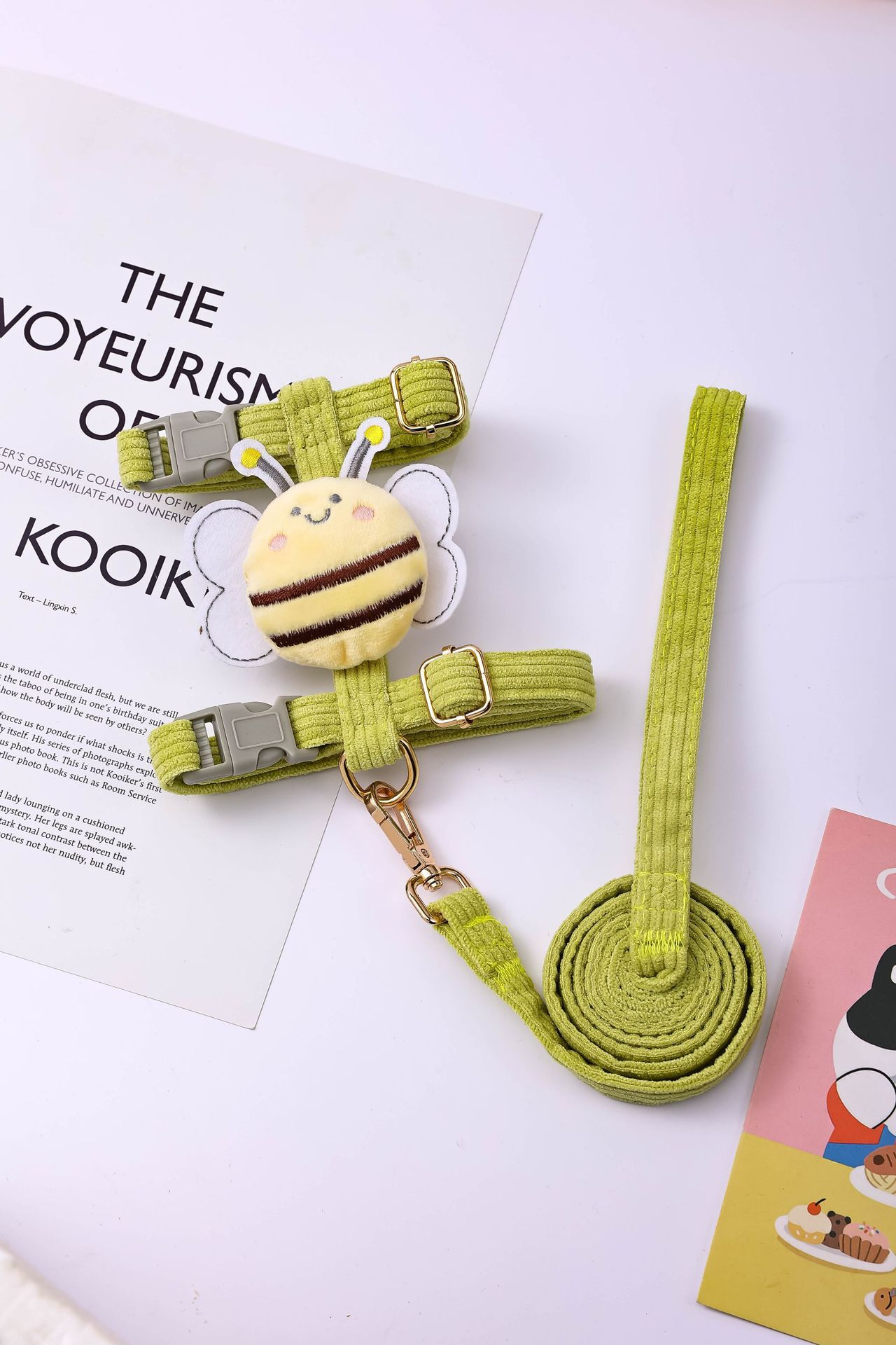 Correa perro abeja, collar pequeños