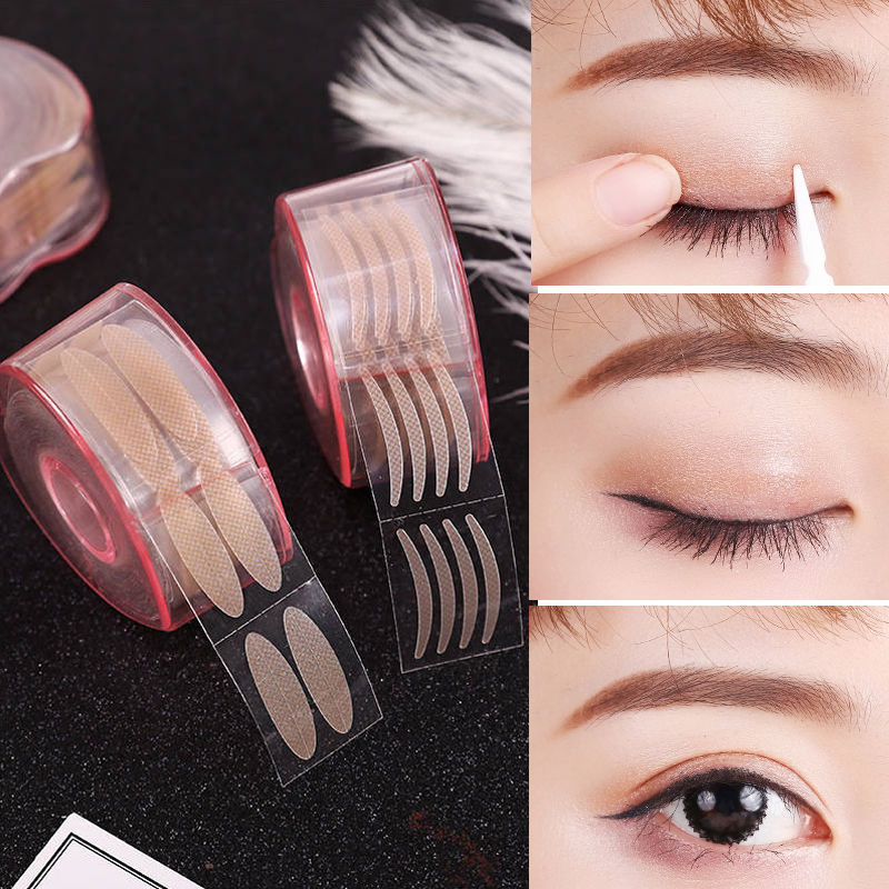  Mipcase 2pcs Roll Eye Makeup Tape for Eye Shadows Eyelash  Stencils Adhesive Tape Lash Tape Cosmetic Paper Tape K Tape Eyeshadow Tape  Double Eyelid Sticker Extension Band Not Reflective : Beauty