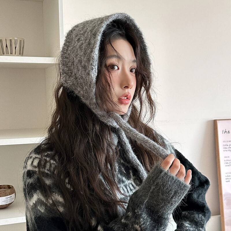 Korean Retro Gray Knitted Earmuffs for Women Winter 2026 New Style Warm Earmuffs Woolen Ear Warmers Anti-Cold Ear Covers Korean Retro Gray Knitted Earmuffs for Women Winter 2026 New Style Warm Earmuffs Woolen Ear Warmers Anti-Cold Ear Covers
