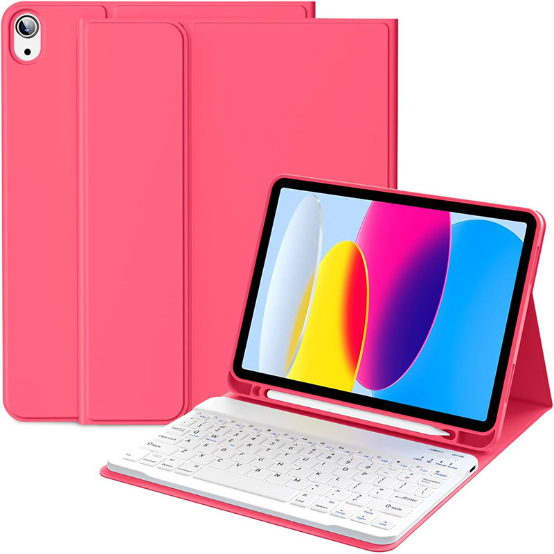 适用iPad第10代10.9寸2022年A2757/A2777蓝牙键盘笔槽保护套A2696|undefined