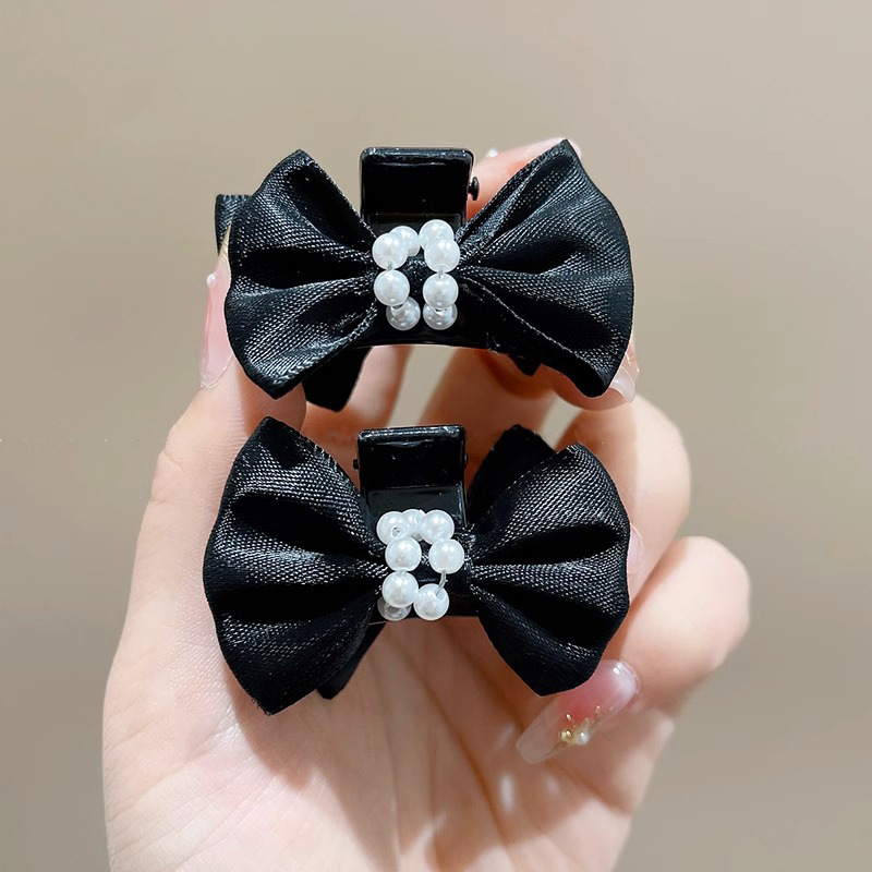 エレガントな大きなリボンサメクリップ女性用ローポニーテールグリッパー後頭部ハーフタイヘアアクセサリーヘアピンヘッドクリップ|undefined
