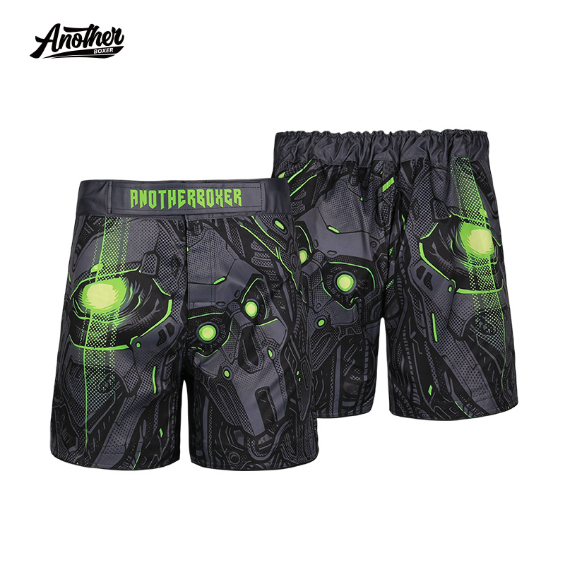 Anotherboxer New Robot Mma Shorts Professional Competitive Ufc Boxing Training Sports Shorts