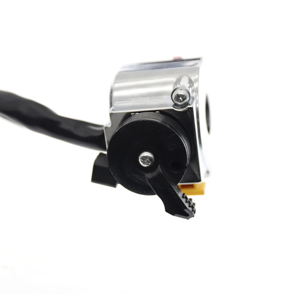 Montaje de interruptor de manillar de motocicleta modificado faro apagado ignición bocina de cambio de luz asiento de guardianas combinación de botón accesorio