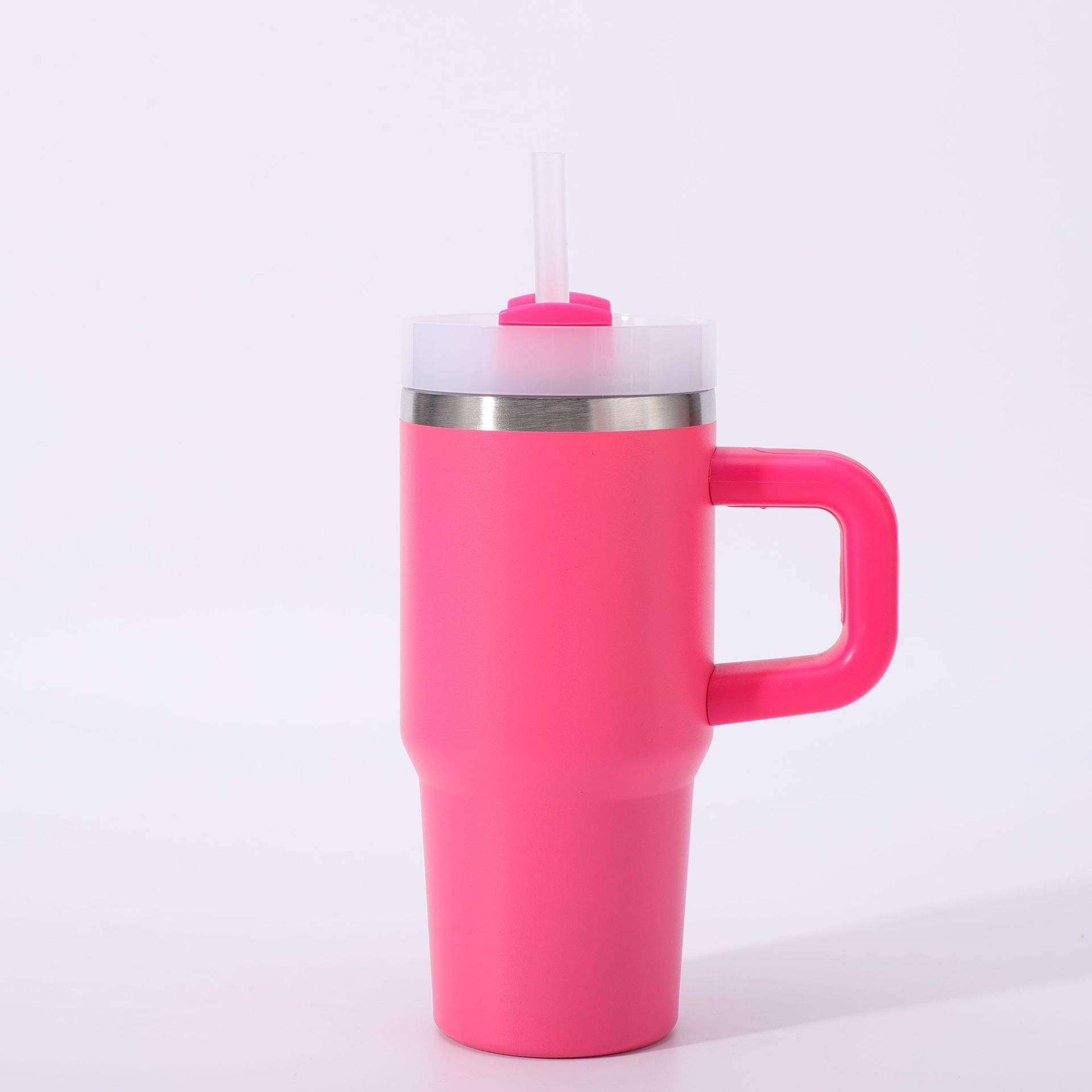 New Model 14O Handle Car 304 Stainless Steel Large-Capacity Top Quality Ice Cup, High Aesthetic Value, With Straw_voghion.com