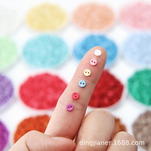 4mm mm Edge Resin Pig Nose Button Bjd Baby Clothes Button Mini Button Two-Eye Doll Button Baby Clothes Super Small
