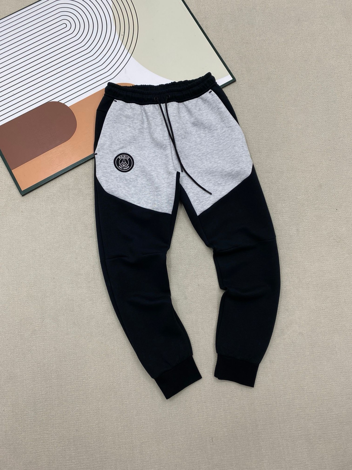 Pants. black and light gray / M