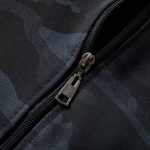 Camouflage sport set for men, spring and autumn style, plus size trendy casual clothing, two-piece hoodie set for men