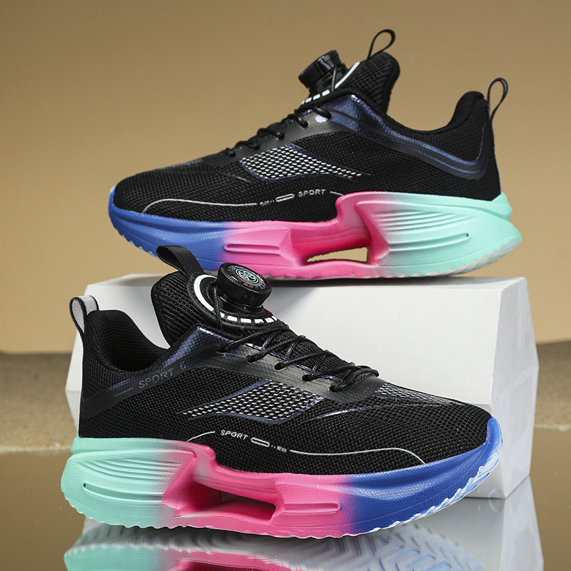 Children's Sports Shoes, Boys' Shoes, Spring & Fall 2025 New Breathable Mesh Running Shoes, Boys' Shock-Absorbing Running Shoes, Trendy