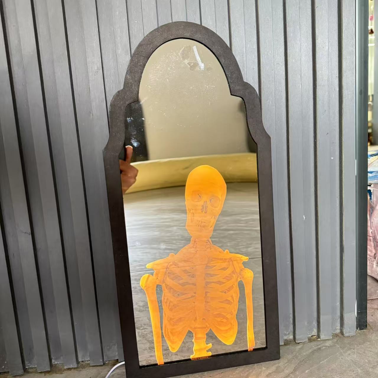 D형 해골 물결 모양 대형 사이즈(5000*240mm)