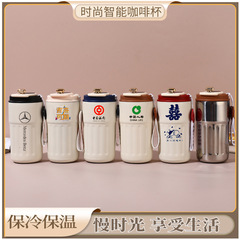 新款316不锈钢咖啡杯高颜值双层户外真空保温杯便携车载随行水杯