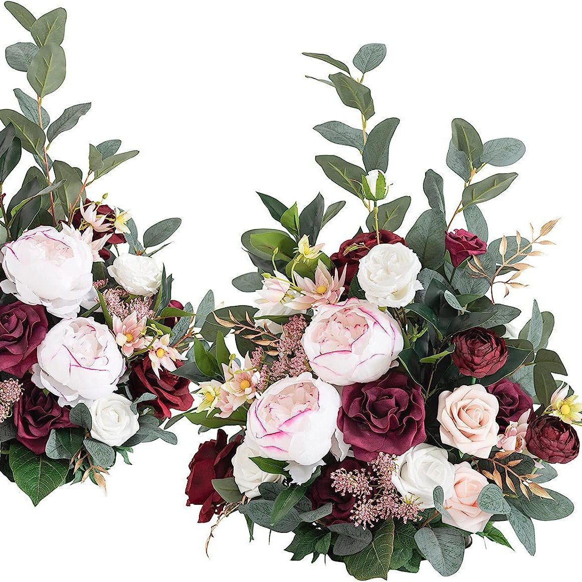 Amazon suministro directo de fábrica fiesta Festival la boda chimenea pasillo arco entrada decoración Fondo flor artificial ajuste