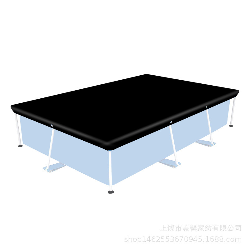 Amazon Outdoor Rectangular Bracket Swimming Pool Cover Courtyard Waterproof Sun Protection Dustproof Pool Cover Cloth Black Amazon Outdoor Rectangular Bracket Swimming Pool Cover Courtyard Waterproof Sun Protection Dustproof Pool Cover Cloth Black
