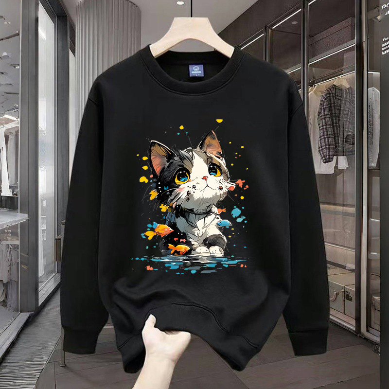 Nuova felpa girocollo da uomo per l'autunno 2024, semplice e alla moda, giacca versatile da uomo_voghion.com