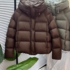 棉服女短款2025新宽松冬季加厚泡芙零压面包服小个子连帽棉衣外套