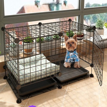狗笼子小型犬室内泰迪狗笼带厕所特价宠物笼子猫笼兔笼狗围栏藏箱
