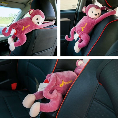 Creative Peppa Pig Monkey Tissue: Car tissue box/set