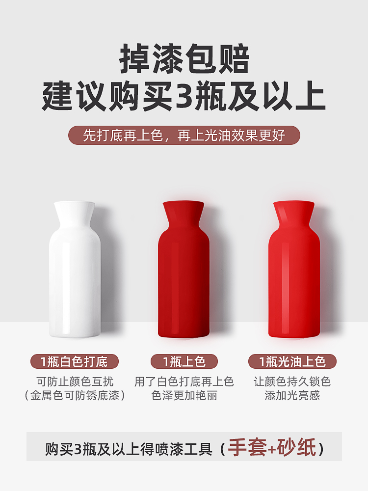 自喷漆喷漆防锈金属汽车车漆划痕锈漆磨砂翻新哑光防腐除锈