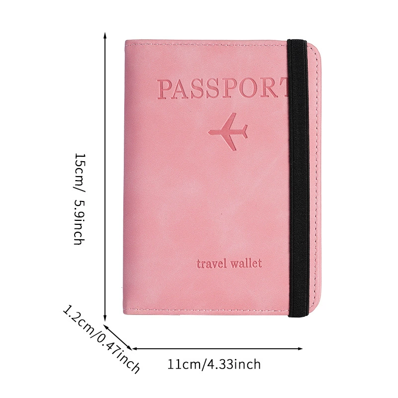 2024 Кросс‑бордер PU‑кожа Карта Пакет Паспорт Пакет Passport Travelwallet Многофункциональный пакет сертификатов