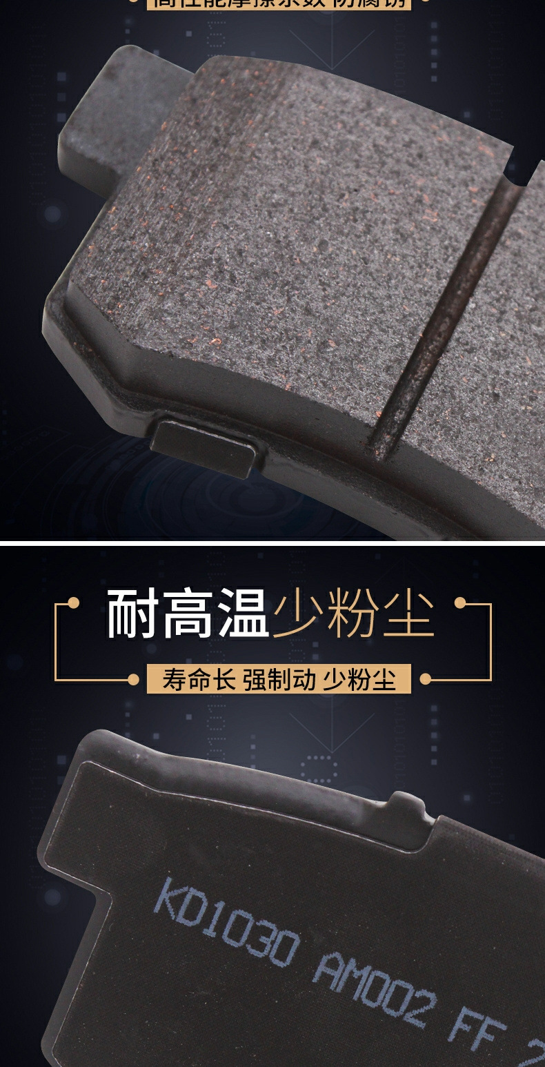 Applicable to Great Wall Haver new H6 tank 300 original front and rear brake pads leather tank 400 500 brake pads