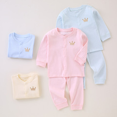 Spring and Autumn Boneless Children's Sets - Autumn Clothes and Underwear for Infants - Pure Cotton Baby Lingerie and Nightgowns - All-Cotton Sleepwear and Outerwear Sets