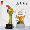 2022 New products Year of the Tiger Tait Zodiac tiger crystal Colored glaze trophy medal company Annual meeting Awards Keepsake