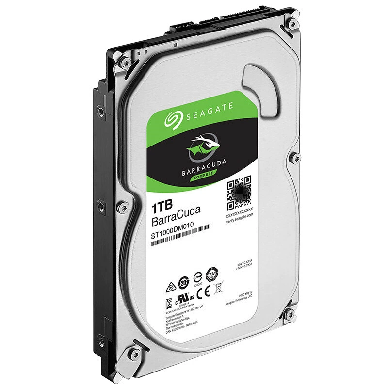 Подходит для Seagate 1 ТБ SATA настольный 3.5-дюймовый жесткий диск ST1000DM010 для видеонаблюдения, CMR, вертикальный