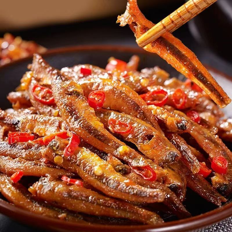 香辣小鱼仔湖南特产毛毛鱼零食小吃即食休闲食品批发网红吃的零食