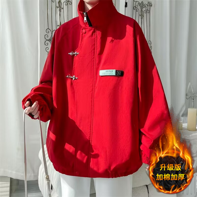 Estilo europeo y americano Vibe piloto chaqueta Primavera de los hombres oversize retro americana ropa montar ropa