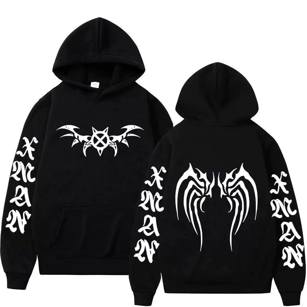 Rapper Carson X Wing Hoodies Men Women Fashion Clothing
