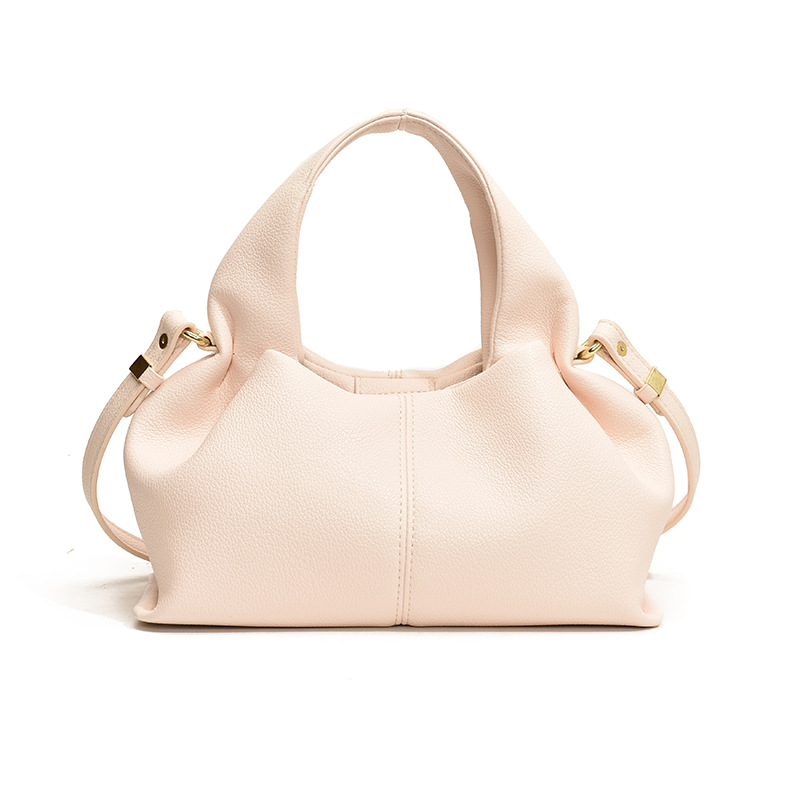 Bolso de textura transfronteriza 2025 primavera nuevo bolso femenino retro patrón de lichi bolso de hombro transmisión en vivo el mismo bolso de mensajero